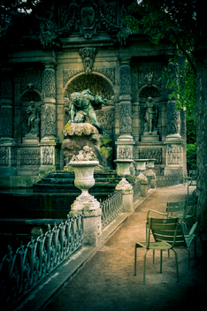 The Medici Fountain in the Jardin du Luxembourg in Paris
