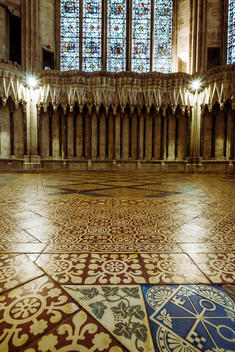 York Minster - The Floor of The Chapter House